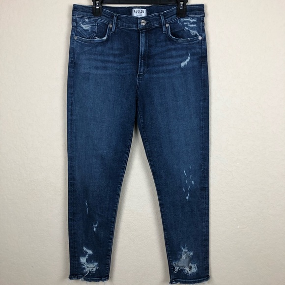 Agolde Sophie Hi Rise Crop Jean - Picture 2 of 15